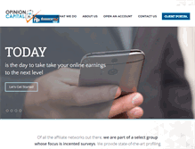 Tablet Screenshot of opinioncapital.com